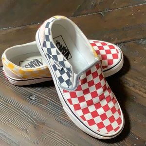 Women’s Multicolored Vans Size 6.5